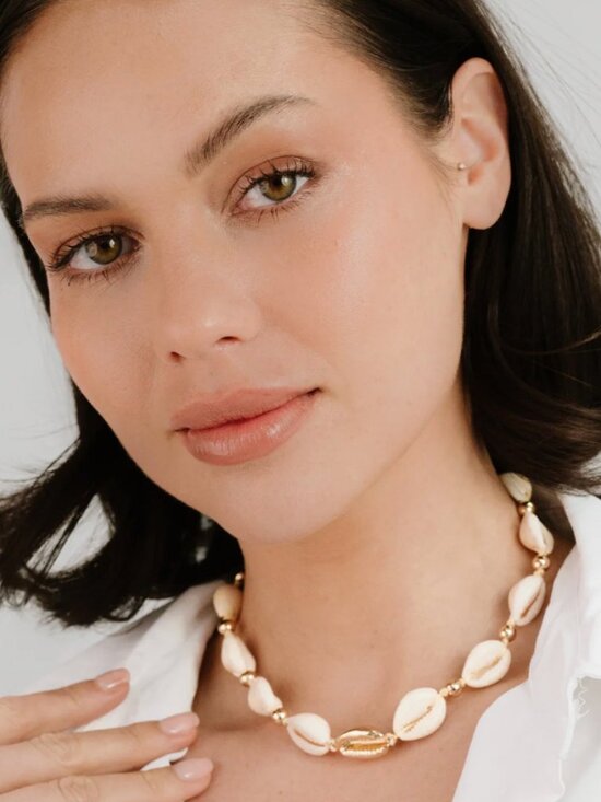ettika Jewelry - Ettika - Out to Sea Cowrie Shell Necklace